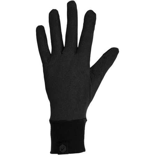 8718837141408 - Laufhandschuhe ASICS Herren Gr XS (17 18) schwarz Jersey Materialmix bedruckt Handschuhe