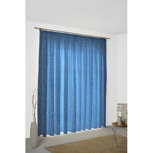 4004567110482 - Vorhang WIRTH Toco-Ranke Gardinen Gr 145 cm Kräuselband 132 cm blau Kräuselband Gardine