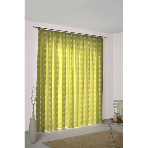 4004567158675 - Vorhang WIRTH FELINO Gardinen Gr 145 cm Kräuselband 132 cm grün Kräuselband Gardine