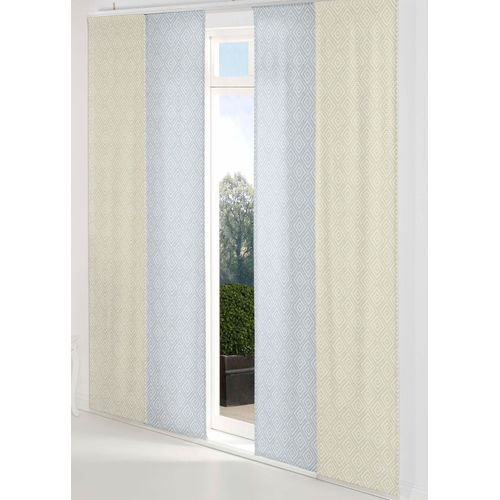 4004567526276 - Schiebegardine WIRTH Telfort Gr 1 grau B60cm H145cm Jacquard Baumwolle Polyester Gardinen 4004567526276 - Schiebegardine WIRTH Telfort Gr 1 grau B60cm H145cm Jacquard Baumwolle Polyester Gardinen
