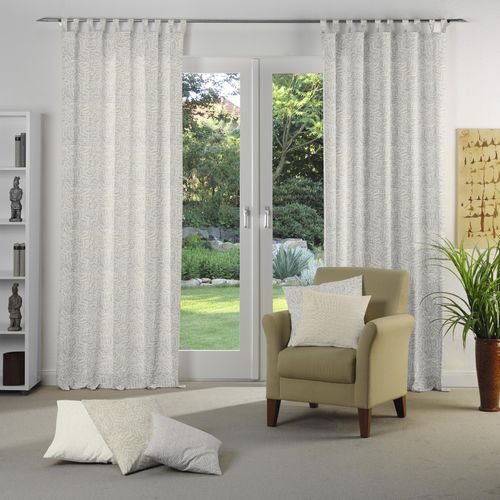 4004567513078 - Vorhang WIRTH Gospic Gr 1 braun Gardinen 145cm Schlaufen 132cm Baumwolle Polyester B132cm H145cm