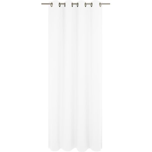 4004567248598 - Vorhang WIRTH Newbury Gr 1 weiß Gardinen 145cm Ösen 130cm Baumwolle Polyester B130cm H145cm