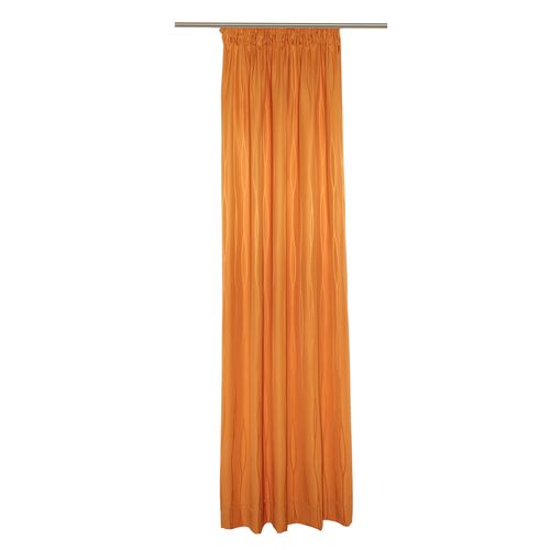 4004567122331 - Vorhang WIRTH LANGWASSER Gr 1 rot (apricot) Gardinen 145cm Smokband 135cm Polyacryl Polyester B135cm H145cm