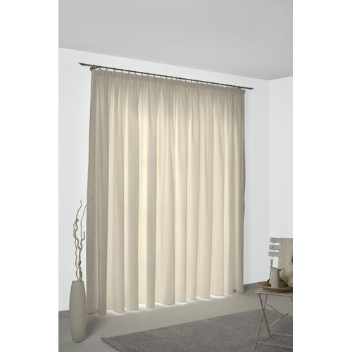 4004567338329 - Vorhang WIRTH Torbole Gr 1 braun (schlamm) B65cm H125cm Jacquard Baumwolle Polyester Gardinen