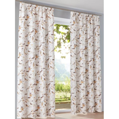 6933897927034 - Vorhang HEINE HOME Gr 3 weiß (weiß bedruckt) B130cm H225cm Polyester Gardinen 6933897927034 - Vorhang HEINE HOME Gr 3 weiß (weiß bedruckt) B130cm H225cm Polyester Gardinen