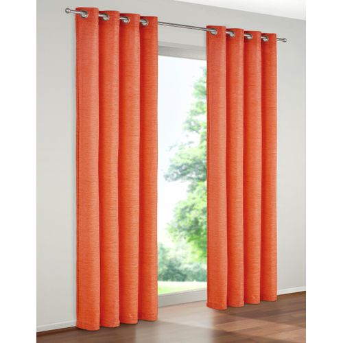 4004567122751 - Vorhang WIRTH Holmsund 288g qm Gr 1 orange (terra) Gardinen 145cm Ösen 132cm Polyacryl B132cm H145cm