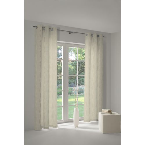 4004567151003 - Vorhang WIRTH Sepino Gr 1 beige B132cm H150cm Jacquard Obermaterial 75% Polyester 25% Baumwolle Gardinen 4004567151003 - Vorhang WIRTH Sepino Gr 1 beige B132cm H150cm Jacquard Obermaterial 75% Polyester 25% Baumwolle Gardinen