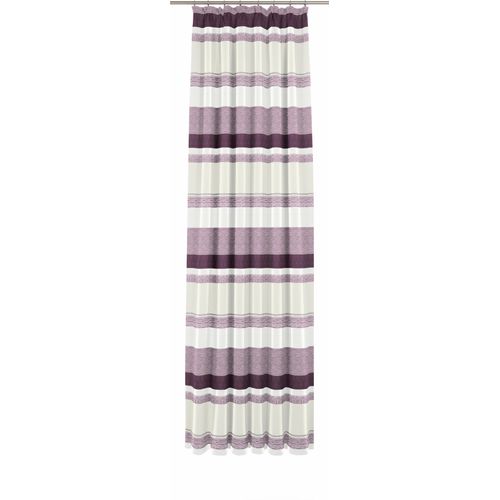 4004567054892 - Vorhang WIRTH Novara Gr 1 lila B135cm H145cm Jacquard Polyacryl Polyester Baumwolle Gardinen