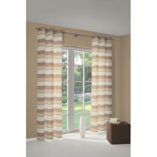 4004567064433 - Vorhang WIRTH Menorca Gr 1 beige (creme) Gardinen 145cm Ösen 135cm Polyester Baumwolle B135cm H145cm 4004567064433 - Vorhang WIRTH Menorca Gr 1 beige (creme) Gardinen 145cm Ösen 135cm Polyester Baumwolle B135cm H145cm