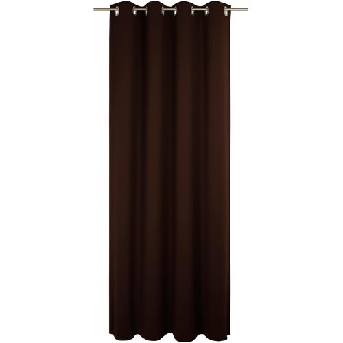 4004567249793 - Vorhang WIRTH Newbury Gr 1 braun B130cm H145cm Jacquard Baumwolle Polyester Gardinen