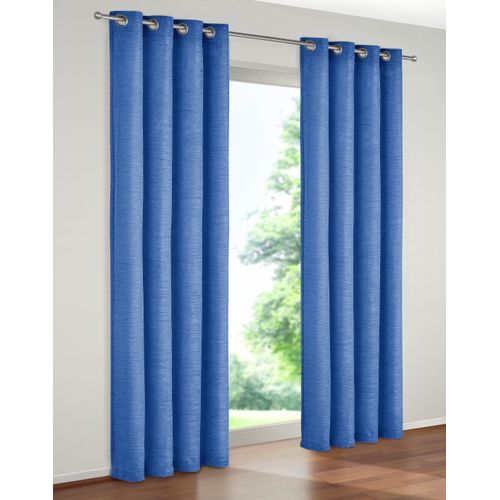 4004567101510 - Vorhang WIRTH Trondheim 234 g m² Gr 1 blau (royalblau) Gardinen 145cm Ösen 132cm Polyacryl B132cm H145cm