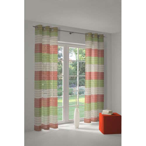 4004567061241 - Vorhang WIRTH Barletta Gr 1 bunt (beige grün terra) Gardinen 145cm Ösen 135cm Polyester Baumwolle B135cm H145cm 4004567061241 - Vorhang WIRTH Barletta Gr 1 bunt (beige grün terra) Gardinen 145cm Ösen 135cm Polyester Baumwolle B135cm H145cm