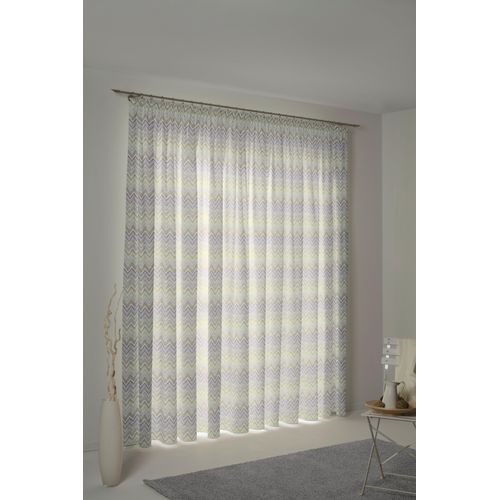 4004567230760 - Vorhang WIRTH Benewitz Gardinen Gr 125 cm Kräuselband 65 cm grün (lindgrün) Kräuselband Gardine