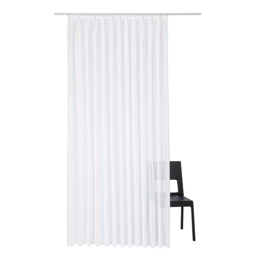 4004567089269 - Vorhang WIRTH Betsy Gardinen Gr 120 cm Faltenband 300 cm orange (terra) Fertiggardine Fertigstore Flauschvorhang Gardine Gardinenstore Langstore Übergardine Schlafzimmergardinen Store