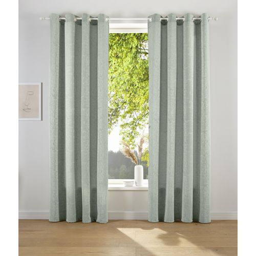 4004567282080 - Vorhang LESKA Gr 1 grün B132cm H145cm Jacquard Polyacryl Polyester LEGER HOME BY LENA GERCKE Gardinen blickdicht glatt gewebt monochrom verschiedene Größen 4004567282080 - Vorhang LESKA Gr 1 grün B132cm H145cm Jacquard Polyacryl Polyester LEGER HOME BY LENA GERCKE Gardinen blickdicht glatt gewebt monochrom verschiedene Größen