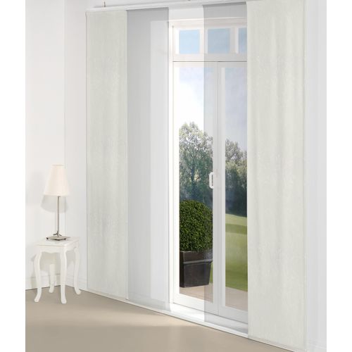 4004567172671 - Schiebegardine WIRTH Lahnstein Gardinen Gr 145 cm Paneelwagen 60 cm beige (creme) Schiebegardinen blickdicht Gardine Inkl Montagezubehör