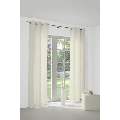 4004567092214 - Vorhang WIRTH NEUFAHRN Gr 1 beige (creme) Gardinen 145cm Ösen 135cm Polyacryl Polyester B135cm H145cm