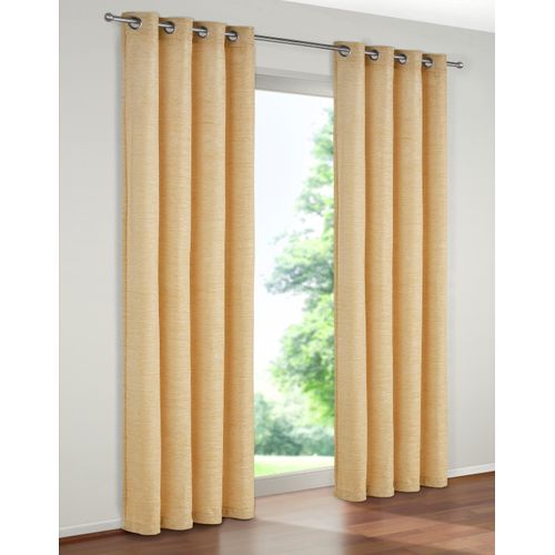 4004567026332 - Vorhang WIRTH Trondheim 328 g m² Gr 8 beige Gardinen 160cm Ösen 172cm Polyacryl B172cm H160cm