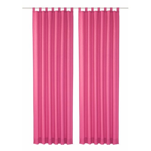 4004567111397 - Vorhang WIRTH Lahnstein Gr 1 pink Gardinen 145cm Schlaufen 132cm Polyester B132cm H145cm