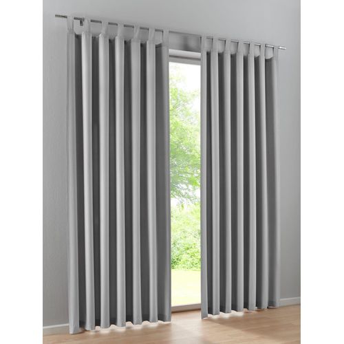 6971346199885 - Vorhang HEINE HOME Gardinen Gr 225 cm Schlaufen 140 cm grau Schlaufen