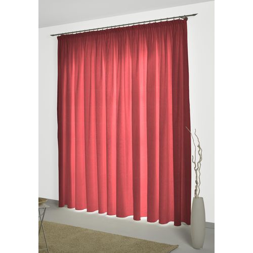 4004567092429 - Vorhang WIRTH NEUFAHRN Gr 1 rot B135cm H145cm Jacquard Polyacryl Polyester Gardinen