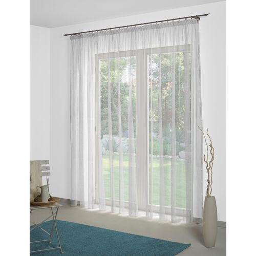 4004567535568 - Gardine WIRTH Lizzy Gr 1 weiß B300cm H120cm Polyester Gardinen