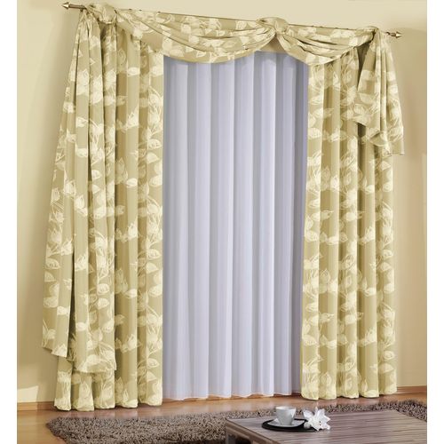 4004567109387 - Vorhang WIRTH Angie Gardinen Gr 145 cm Kräuselband 135 cm beige (creme) Kräuselband Gardine