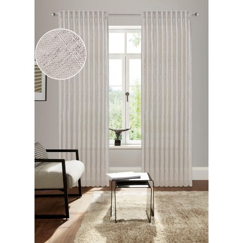 4068223879786 - Gardine BRUNO BANANI Jaden Gr 4 beige B140cm H245cm Polyester Gardinen modern zeitloser Schal Leinenoptik 4068223879786 - Gardine BRUNO BANANI Jaden Gr 4 beige B140cm H245cm Polyester Gardinen modern zeitloser Schal Leinenoptik