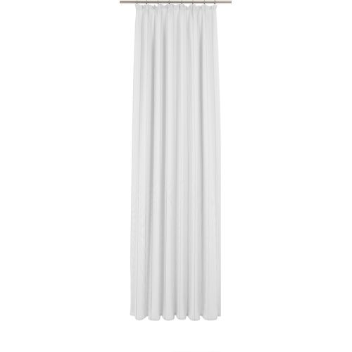 4004567524401 - Gardine WIRTH Chiara Gr 1 grau (grau silberfarben) B300cm H120cm Jacquard Polyester Gardinen