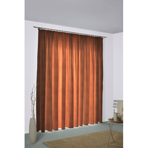 4004567510817 - Vorhang WIRTH Niederau Gr 1 orange (terra) B132cm H145cm Jacquard Polyacryl Polyester Gardinen