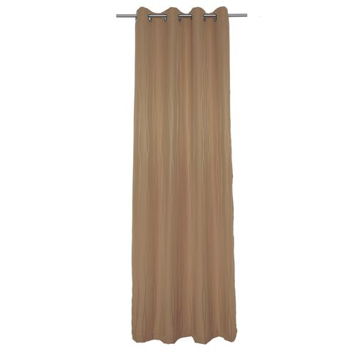 4004567121877 - Vorhang WIRTH LANGWASSER Gr 1 grau (taupe) B135cm H145cm Jacquard Polyacryl Polyester Gardinen