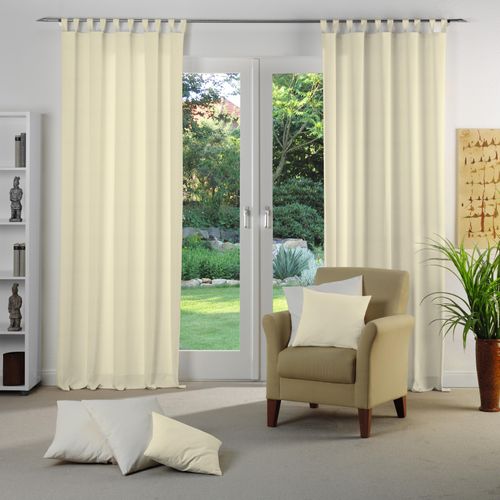 4004567092306 - Vorhang WIRTH NEUFAHRN Gr 1 beige B135cm H145cm Jacquard Polyacryl Polyester Gardinen