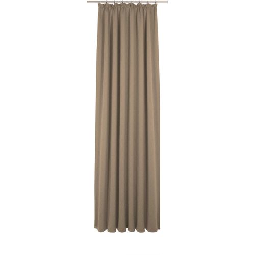 4004567529154 - Vorhang WIRTH Westport Gr 1 grau (taupe) Gardinen 145cm Smokband 132cm Polyester B132cm H145cm