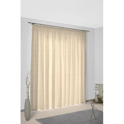 4004567518868 - Vorhang WIRTH Telfort Gr 1 gold (goldfarben) B132cm H145cm Jacquard Baumwolle Polyester Gardinen