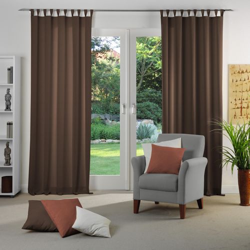 4004567092702 - Vorhang WIRTH NEUFAHRN Gr 1 braun Gardinen 145cm Schlaufen 135cm Polyacryl Polyester B135cm H145cm 4004567092702 - Vorhang WIRTH NEUFAHRN Gr 1 braun Gardinen 145cm Schlaufen 135cm Polyacryl Polyester B135cm H145cm