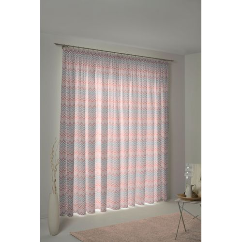 4004567230913 - Vorhang WIRTH Benewitz Gardinen Gr 125 cm Kräuselband 65 cm orange (apricot) Kräuselband Gardine