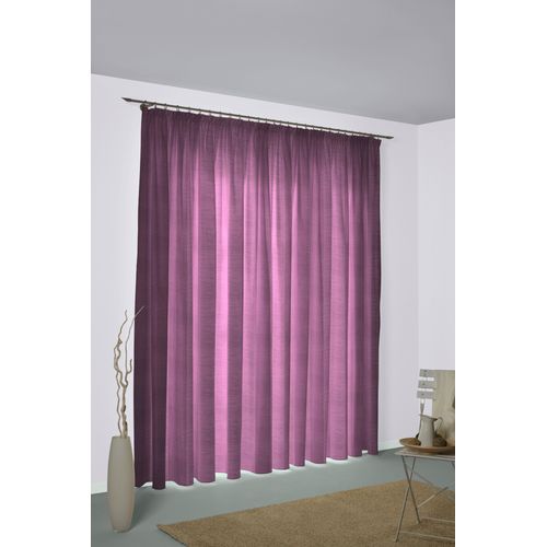 4004567511197 - Vorhang WIRTH Niederau Gr 1 lila Gardinen 145cm Smokband 132cm Polyacryl Polyester B132cm H145cm