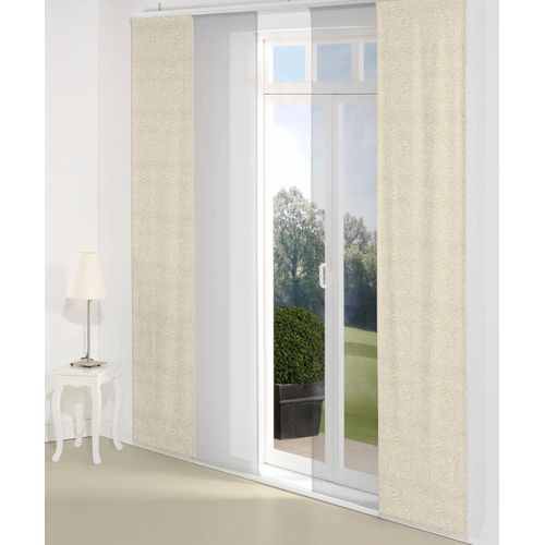 4004567512804 - Schiebegardine WIRTH Gospic Gr 1 gold (goldfarben) B60cm H145cm Jacquard Baumwolle Polyester Gardinen 4004567512804 - Schiebegardine WIRTH Gospic Gr 1 gold (goldfarben) B60cm H145cm Jacquard Baumwolle Polyester Gardinen