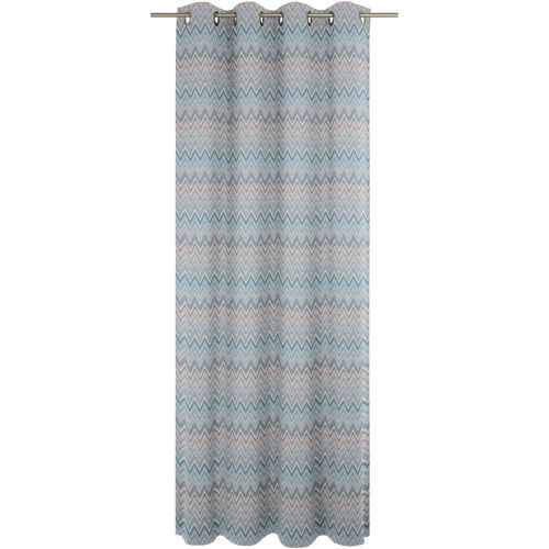 4004567231163 - Vorhang WIRTH Benewitz Gr 1 blau Gardinen 145cm Ösen 132cm Baumwolle Polyester B132cm H145cm