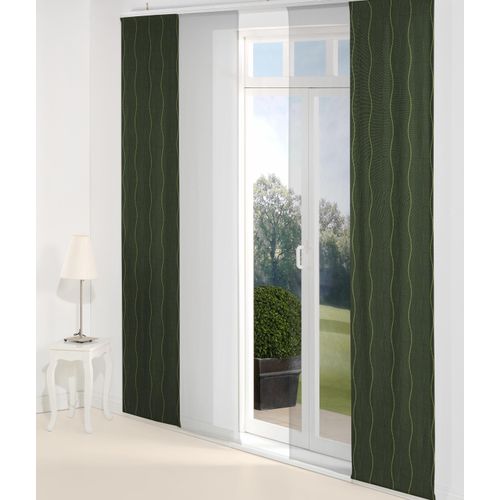 4004567171643 - Schiebegardine WIRTH Sepino Gardinen Gr 145 cm Paneelwagen 60 cm grün Schiebegardinen blickdicht Gardine 4004567171643 - Schiebegardine WIRTH Sepino Gardinen Gr 145 cm Paneelwagen 60 cm grün Schiebegardinen blickdicht Gardine