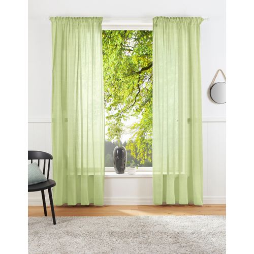 4004567334901 - Vorhang LEGER HOME BY LENA GERCKE Lanea Gardinen Gr 245 cm Multifunktionsband 135 cm grün Esszimmergardinen Leinenoptikhalbtransparent verschiedene Größen 4004567334901 - Vorhang LEGER HOME BY LENA GERCKE Lanea Gardinen Gr 245 cm Multifunktionsband 135 cm grün Esszimmergardinen Leinenoptikhalbtransparent verschiedene Größen