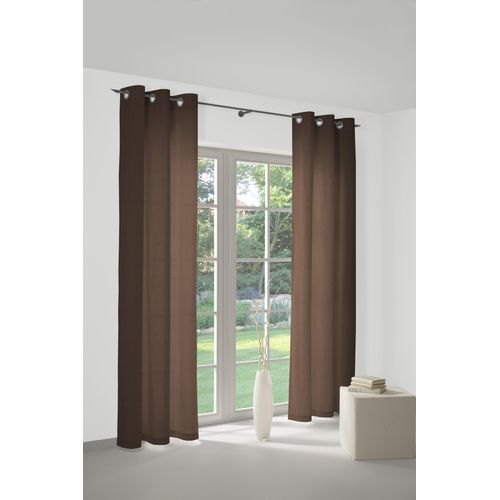 4004567092665 - Vorhang WIRTH NEUFAHRN Gr 1 braun B135cm H145cm Jacquard Polyacryl Polyester Gardinen