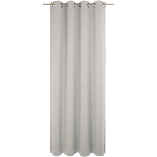 4004567531652 - Vorhang WIRTH Westport Gr 1 grau (hellgrau) Gardinen 145cm Ösen 132cm Polyester B132cm H145cm
