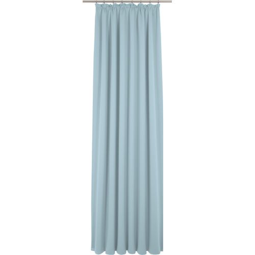 4004567253530 - Vorhang WIRTH Newbury Gardinen Gr 125 cm Kräuselband 65 cm blau (hellblau) Kräuselband Gardine