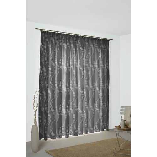 4004567149970 - Vorhang WIRTH Lupara Gr 1 grau B132cm H150cm Jacquard Obermaterial 75% Polyester 25% Baumwolle Gardinen