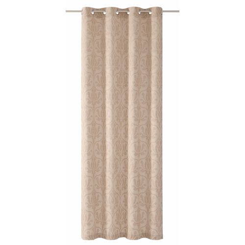 4004567065812 - Vorhang WIRTH Medina Gr 1 beige B135cm H145cm Polyester Baumwolle Gardinen
