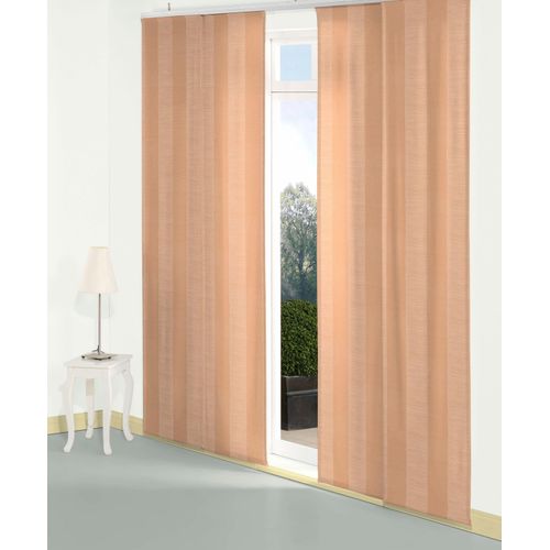 4004567511074 - Schiebegardine WIRTH Niederau Gr 1 rot (apricot) B60cm H145cm Jacquard Polyacryl Polyester Gardinen 4004567511074 - Schiebegardine WIRTH Niederau Gr 1 rot (apricot) B60cm H145cm Jacquard Polyacryl Polyester Gardinen