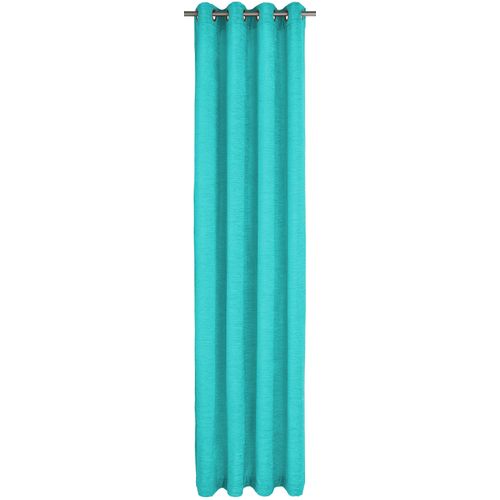 4004567126384 - Vorhang WIRTH Holmsund 288g qm Gr 8 blau (türkis) Gardinen 160cm Ösen 172cm Polyacryl B172cm H160cm