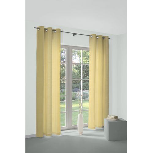 4004567343910 - Vorhang WIRTH Niederau Gr 1 gold (goldfarben) B132cm H145cm Jacquard Polyacryl Polyester Gardinen