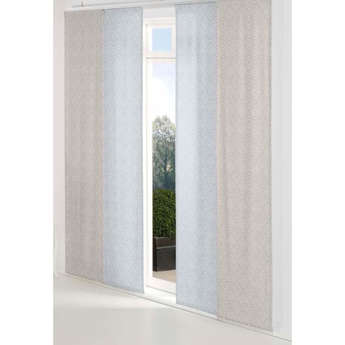 4004567519902 - Schiebegardine WIRTH Telfort Gr 1 braun B60cm H145cm Jacquard Baumwolle Polyester Gardinen 4004567519902 - Schiebegardine WIRTH Telfort Gr 1 braun B60cm H145cm Jacquard Baumwolle Polyester Gardinen